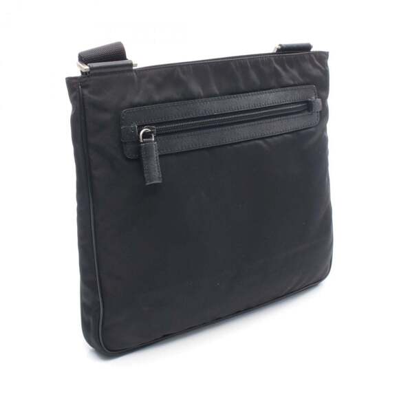 PRADA Black Leather Saffiano Shoulder Bag - Picture 2 of 7